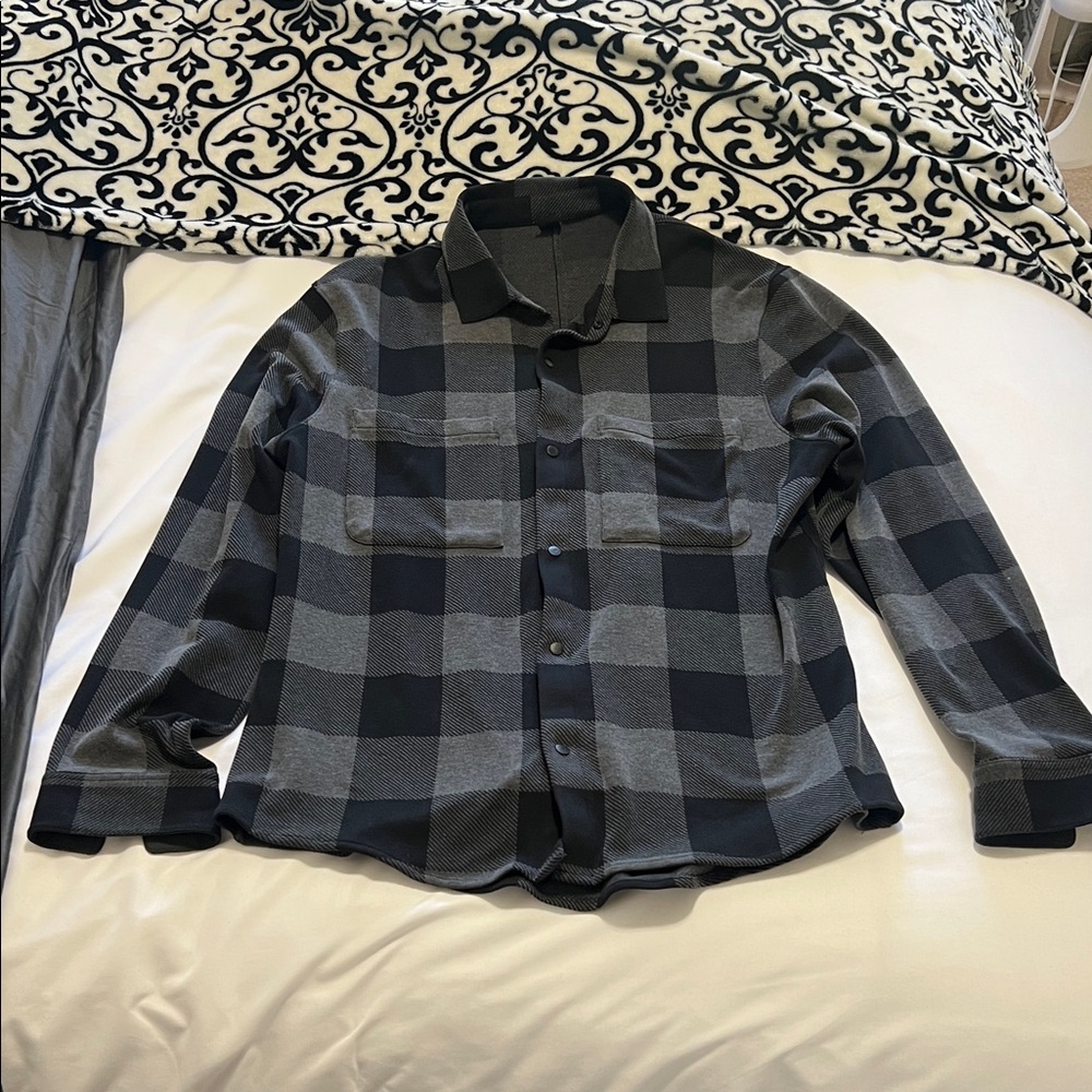 Lululemon flannel button up shirt